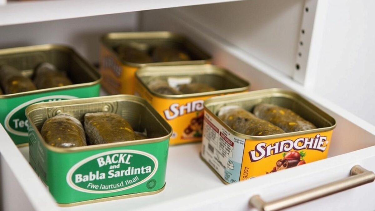 Why you should always flip your sardine tins in your cupboard